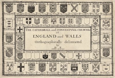 King. Cathedral and Conventual Churches. State 1 by Wenceslaus Hollar